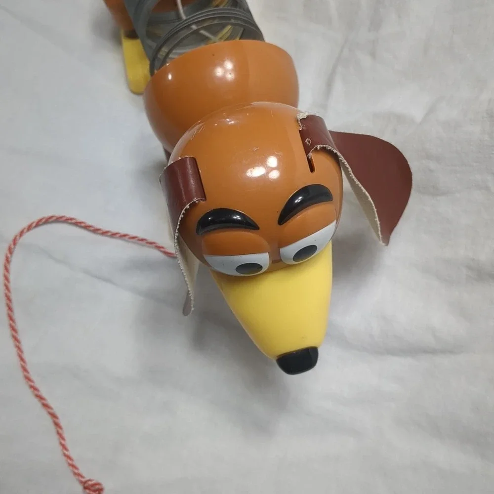 Vintage 90's Disney Pixar Toy Story SLINKY‎ DOG Pull Toy Figure